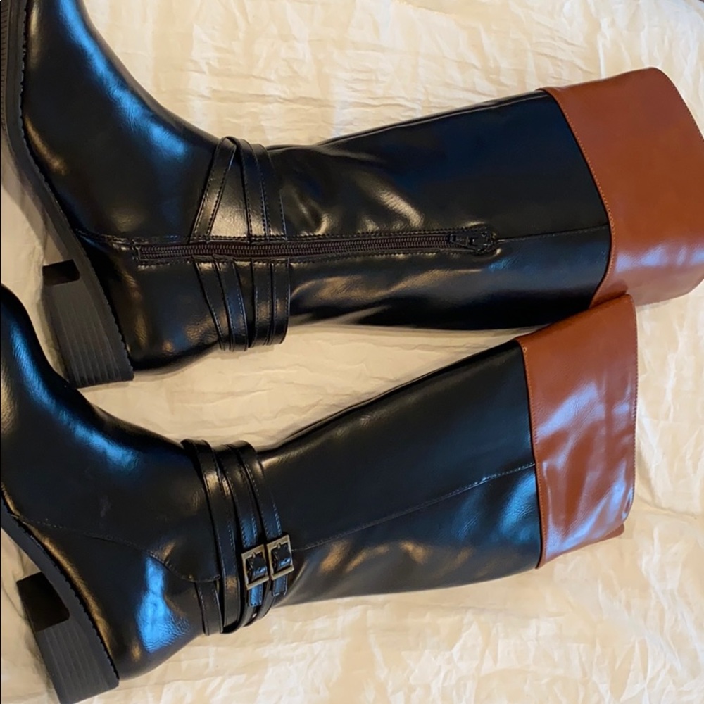 SO Trixie Brown and Black Boots